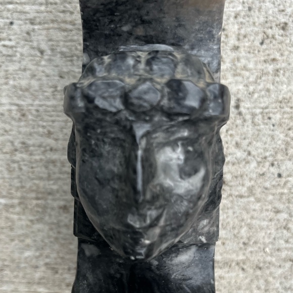 Aztec Detailed Marble Cut Statue 935g - Picture 6 of 6